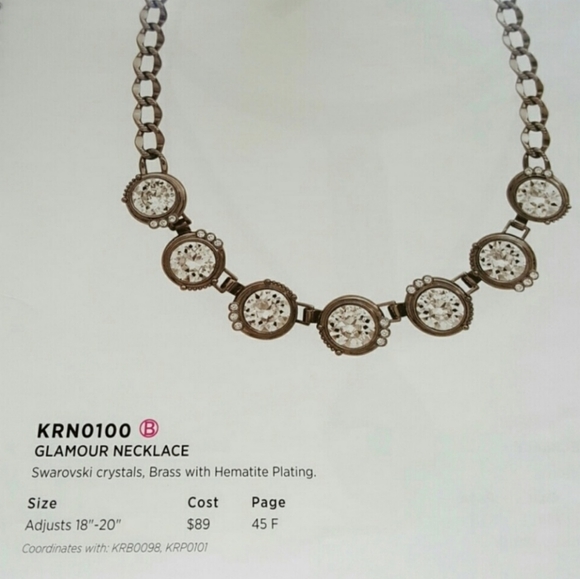 Silpada Bold & Chunky Glamour Necklace with Sparkling Bezel Swarovski Crystal - Picture 11 of 11